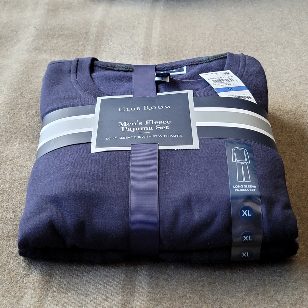 Mens XL Fleece Pajama Gift Set
